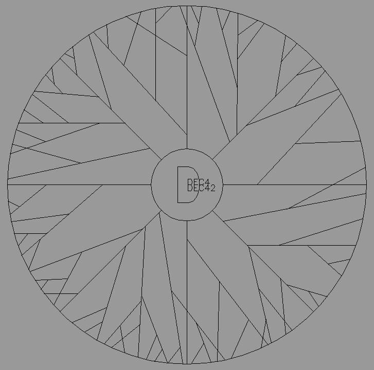 Bloque Autocad Vista de Árbol en Planta